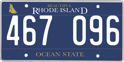 RI license plate 467096