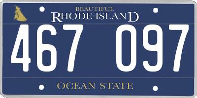 RI license plate 467097