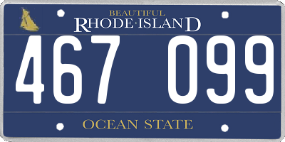 RI license plate 467099