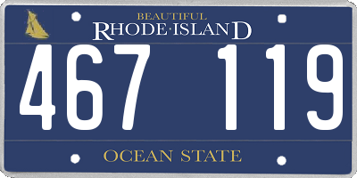 RI license plate 467119