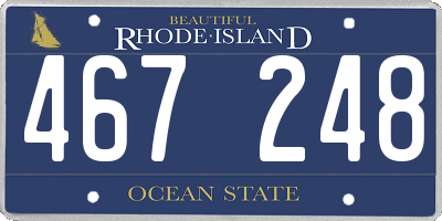RI license plate 467248
