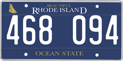 RI license plate 468094
