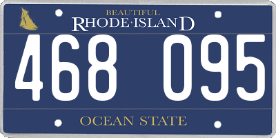 RI license plate 468095