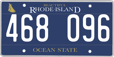 RI license plate 468096