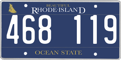 RI license plate 468119