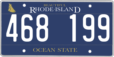 RI license plate 468199