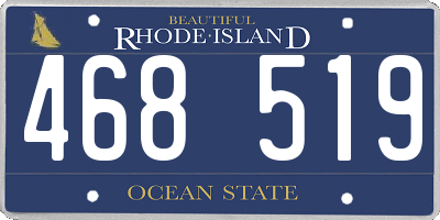 RI license plate 468519