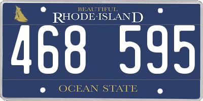 RI license plate 468595