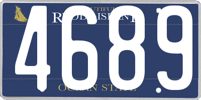 RI license plate 4689