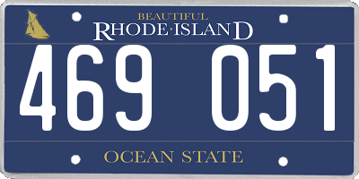 RI license plate 469051