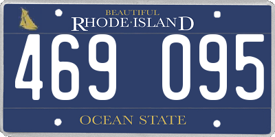 RI license plate 469095
