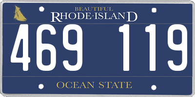 RI license plate 469119