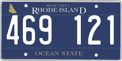 RI license plate 469121