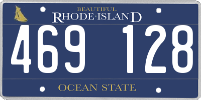 RI license plate 469128