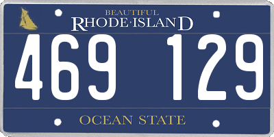 RI license plate 469129