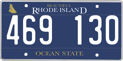 RI license plate 469130
