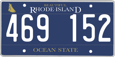 RI license plate 469152
