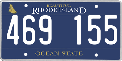 RI license plate 469155