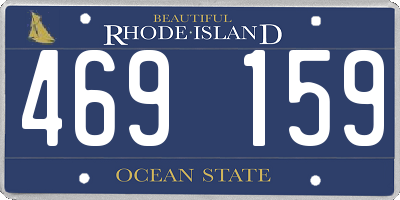 RI license plate 469159