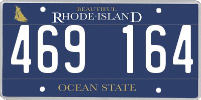 RI license plate 469164