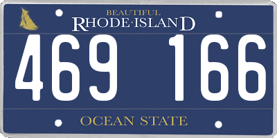 RI license plate 469166