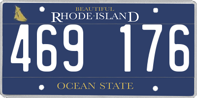 RI license plate 469176