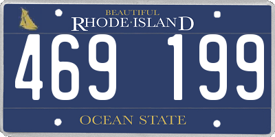 RI license plate 469199