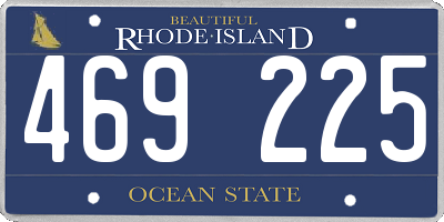 RI license plate 469225