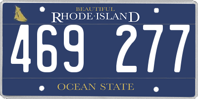 RI license plate 469277