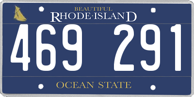 RI license plate 469291
