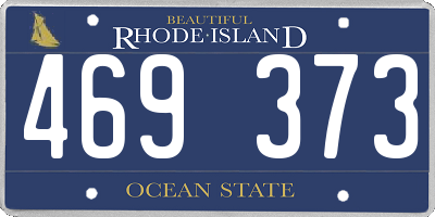 RI license plate 469373