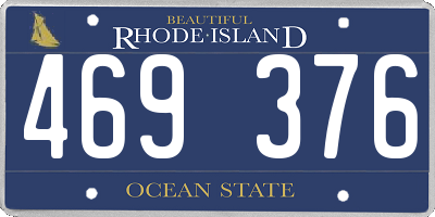 RI license plate 469376