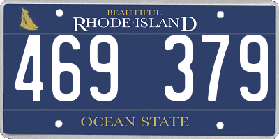 RI license plate 469379