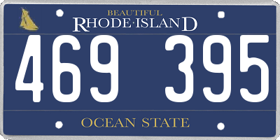 RI license plate 469395