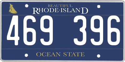 RI license plate 469396