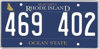 RI license plate 469402