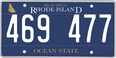 RI license plate 469477