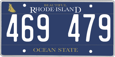 RI license plate 469479