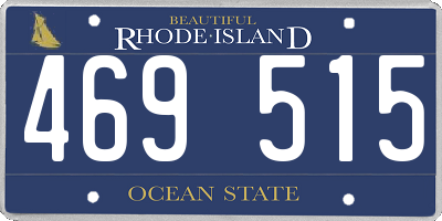 RI license plate 469515