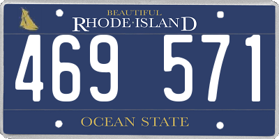 RI license plate 469571