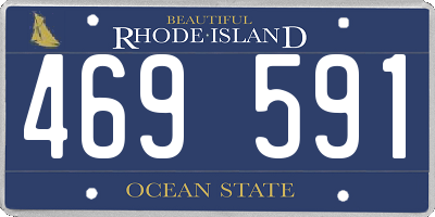 RI license plate 469591