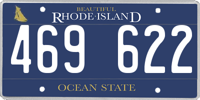 RI license plate 469622