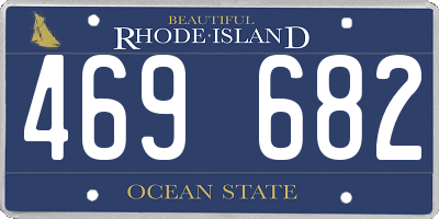 RI license plate 469682