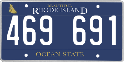 RI license plate 469691