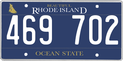 RI license plate 469702