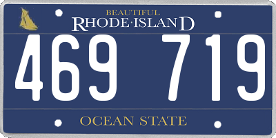 RI license plate 469719