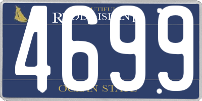 RI license plate 4699