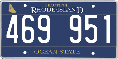 RI license plate 469951