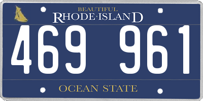 RI license plate 469961
