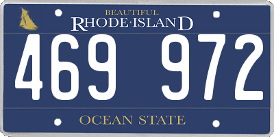 RI license plate 469972